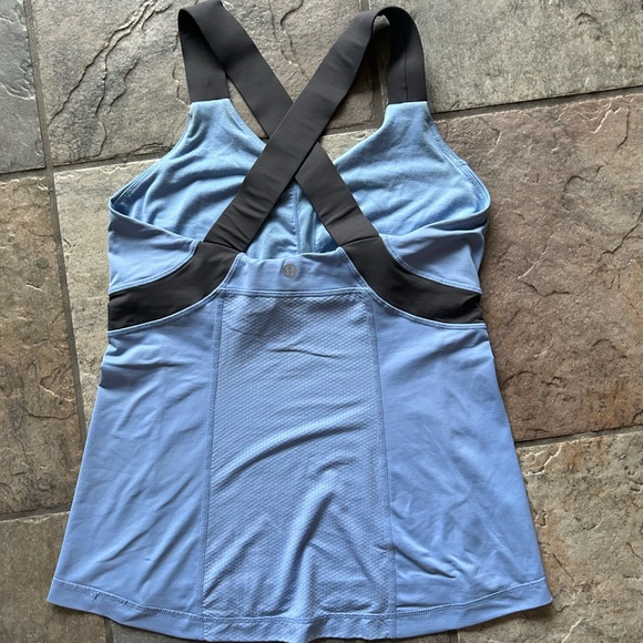 LULU LEMON CROSS STRAP TOP SOFT - Picture 5 of 7